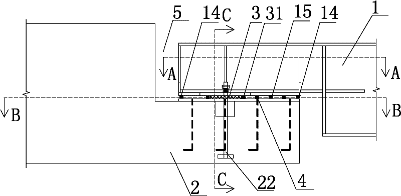 Smooth damping device for connected buildings