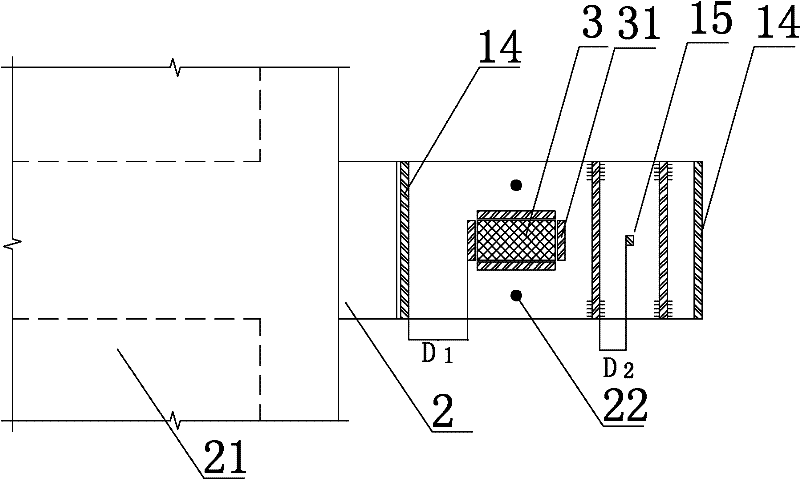 Smooth damping device for connected buildings