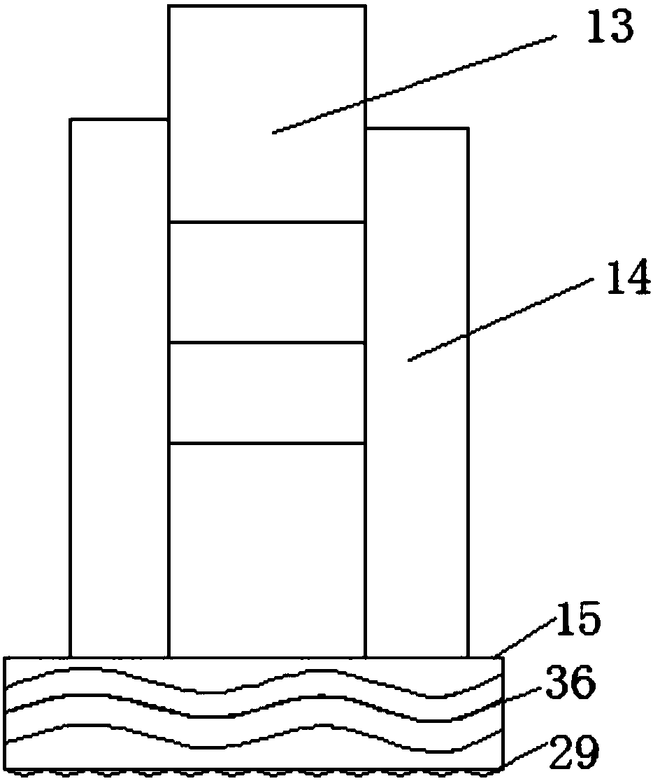 A paint spraying device for the inner deck of a ship with a flushing device