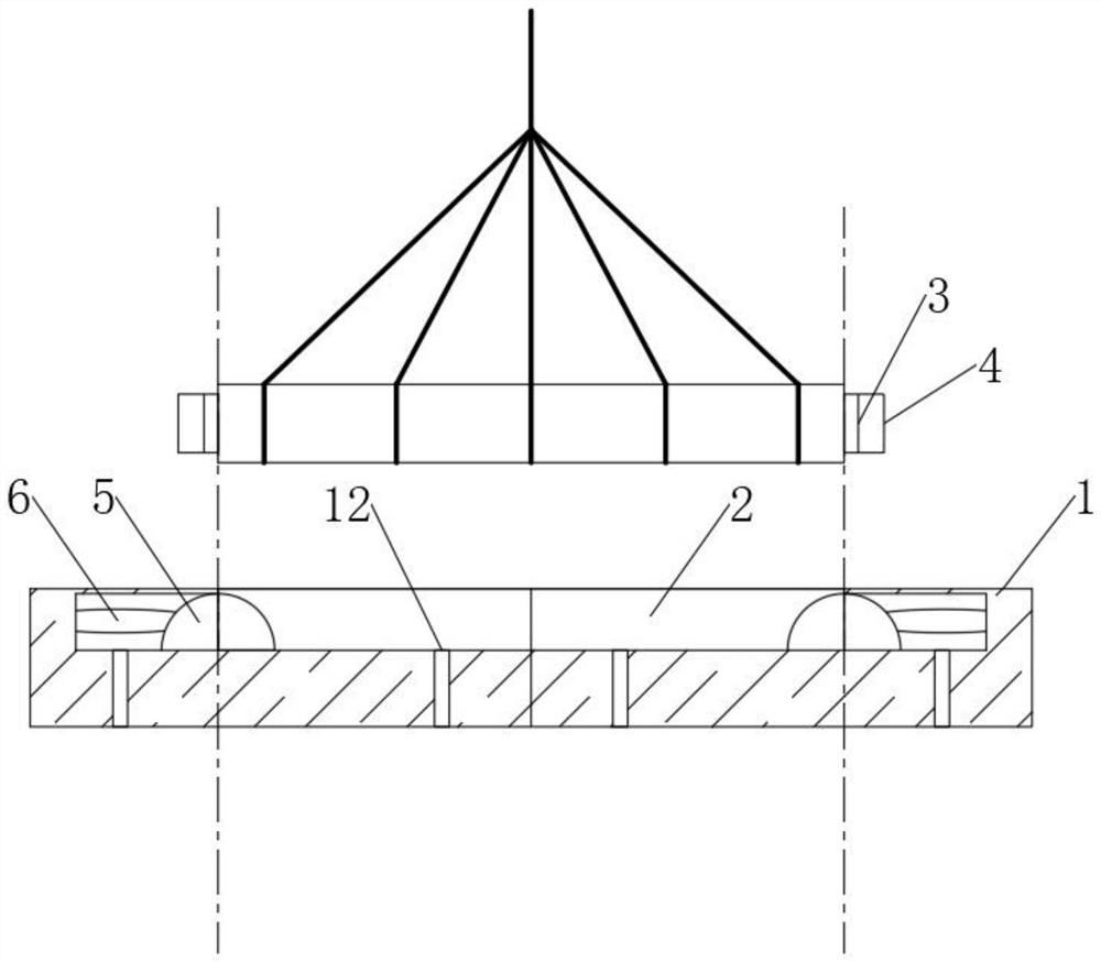 Beam plate correcting device for fabricated building
