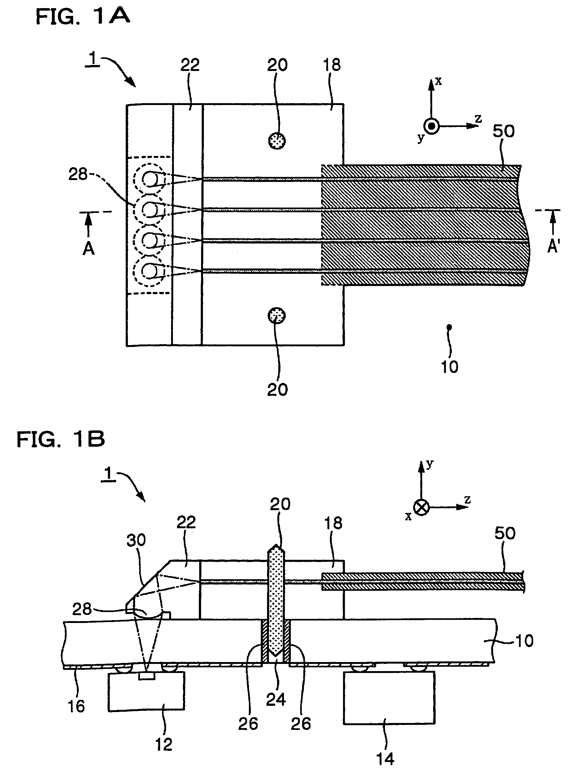 Optical module and method of manufacturing the same, and hybrid integrated circuit, hybrid circuit board, electronic apparatus, opto-electricity mixed device, and method of manufacturing the same