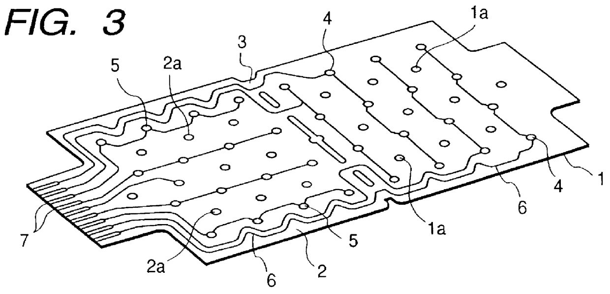 Membrane switch device capable of ensuring bonding around mounting holes