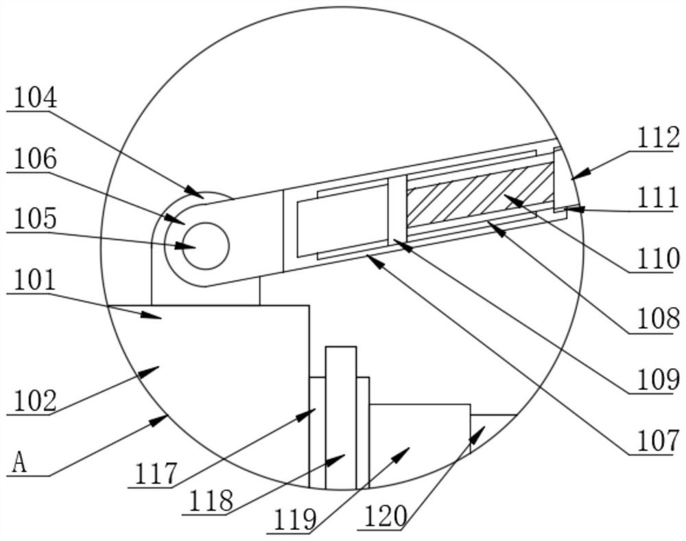 Portable maintenance device based on building main body structure