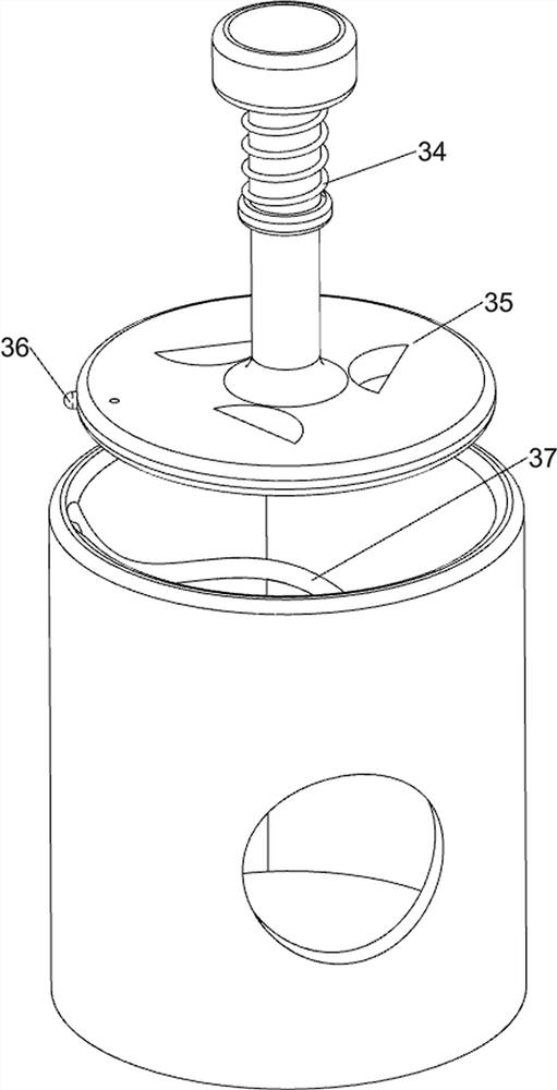 Raw material crushing and drying device for rare earth processing