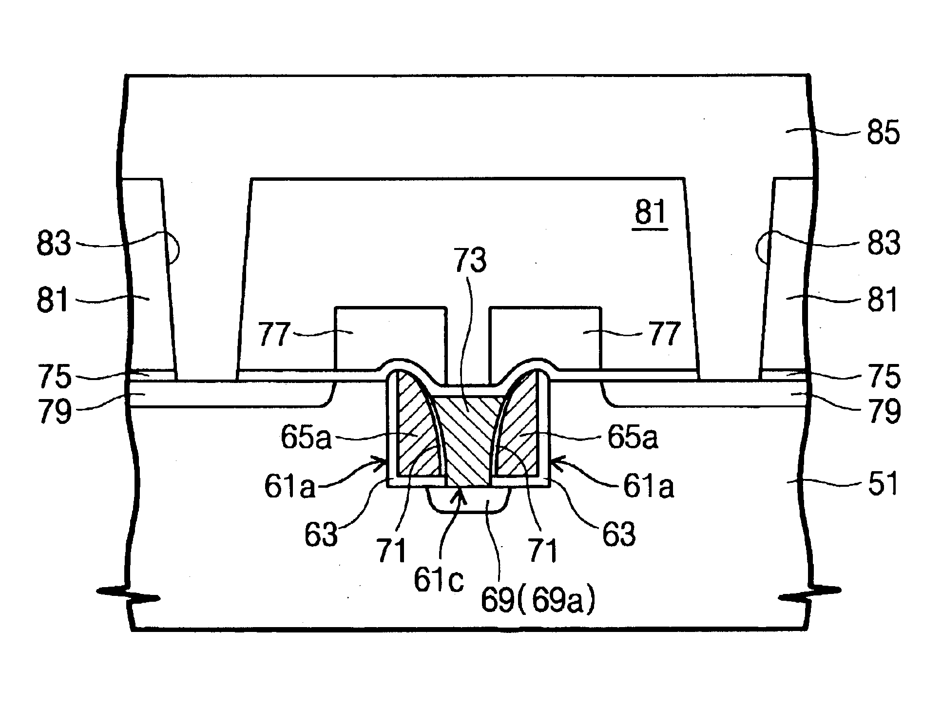 Nonvolatile memory cells having split gate structure and methods of fabricating the same