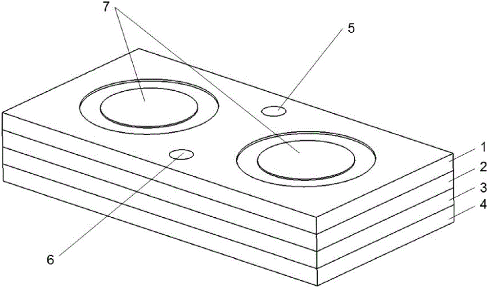 Integrated type high-flow piezoelectric pump