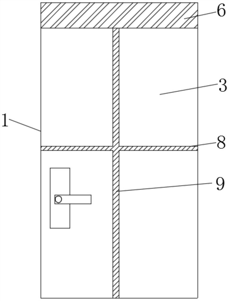 Steel fireproof door capable of enhancing fire integrity