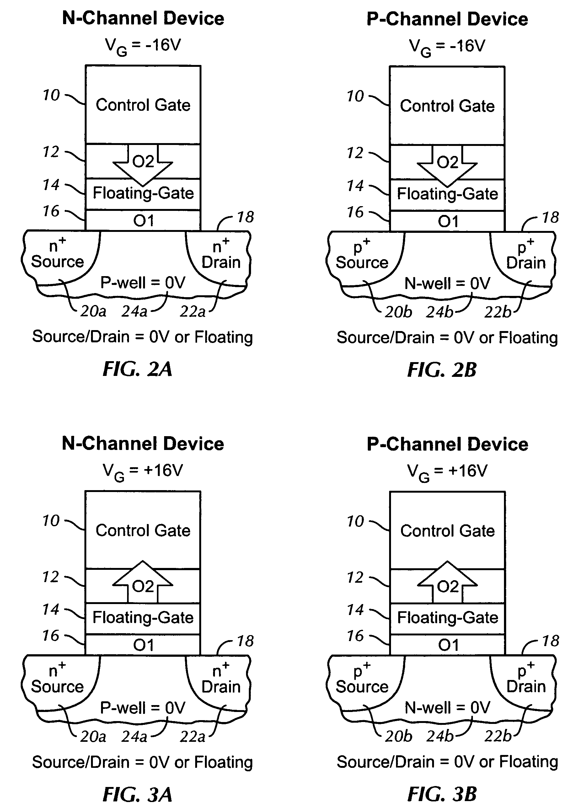 Cell operation methods using gate-injection for floating gate nand flash memory