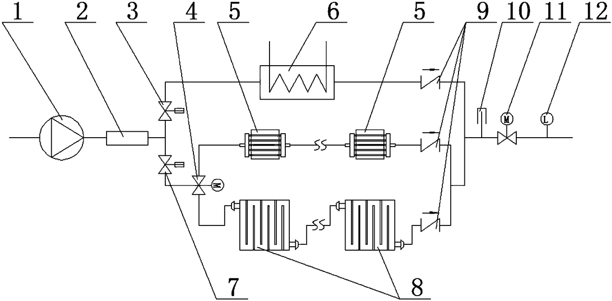 A fast constant temperature water preparation device