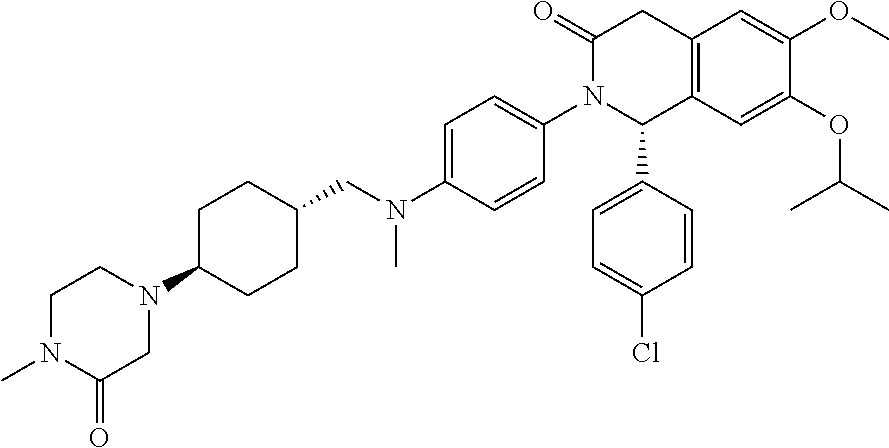 Crystalline form of an inhibitor of MDM2/4 and p53 interaction