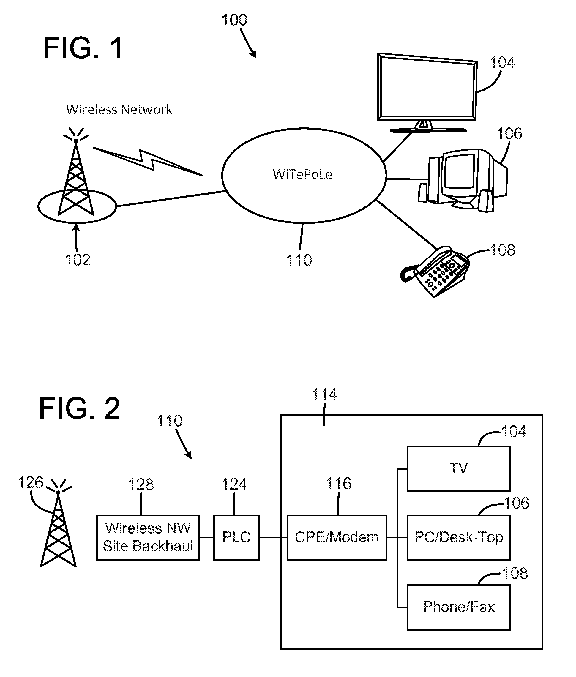 Method for using power lines for wireless communication