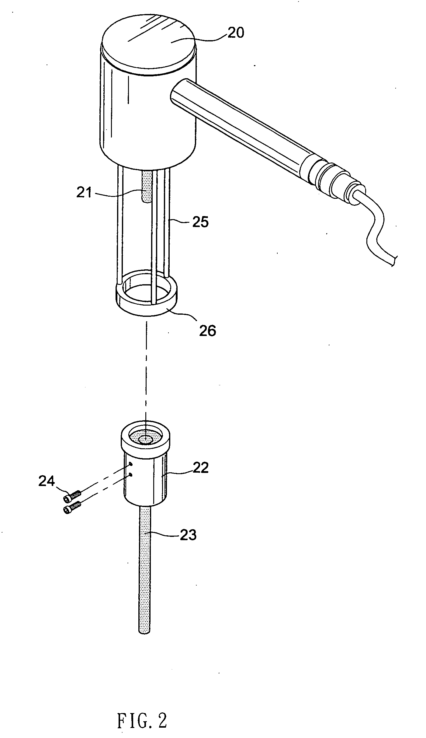 Replaceable annular electrode for transgenic