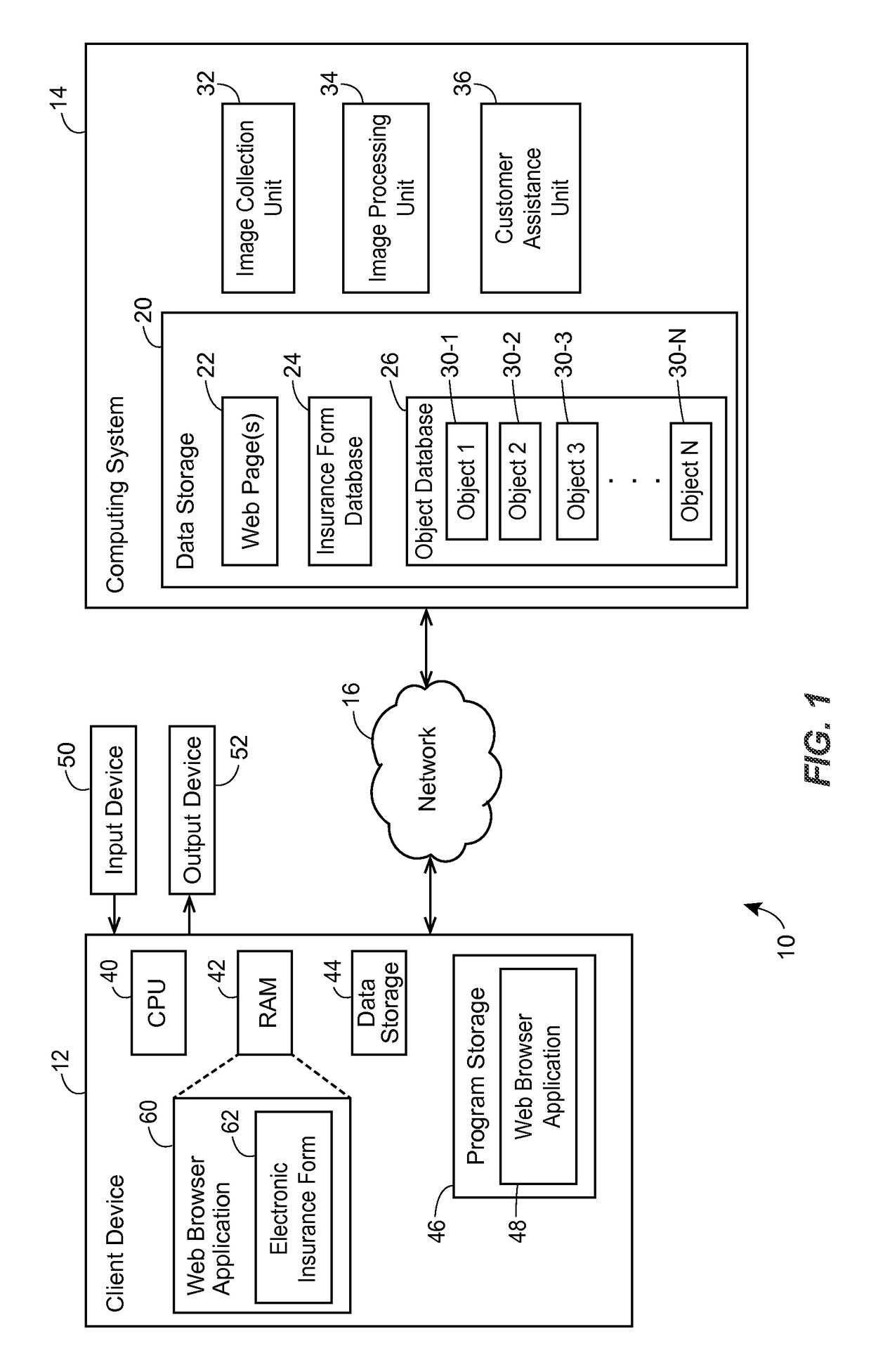 System and method for using object recognition to facilitate the collection of insurance information
