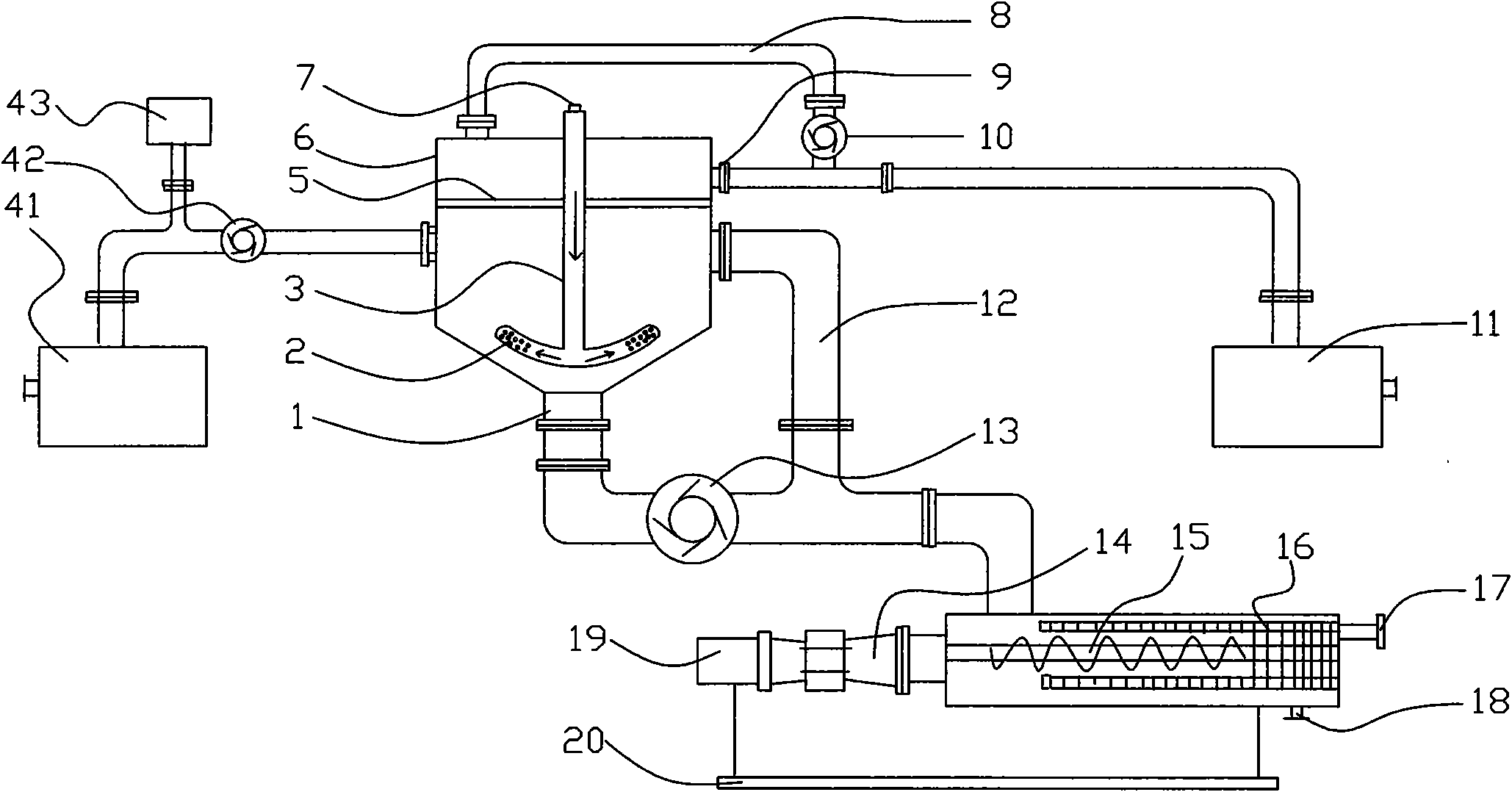 Multifunctional high-efficiency sewage treatment system with zero discharge