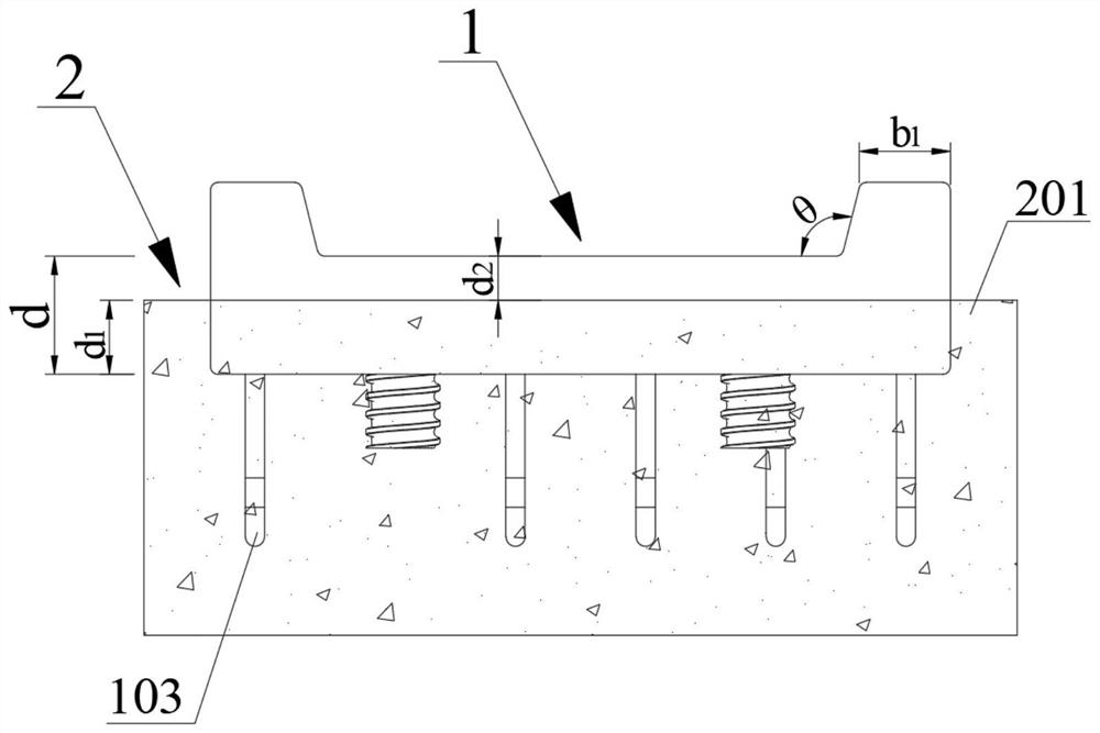 Failure renovation method suitable for sleeper-free ballast bed directly-buried base plate