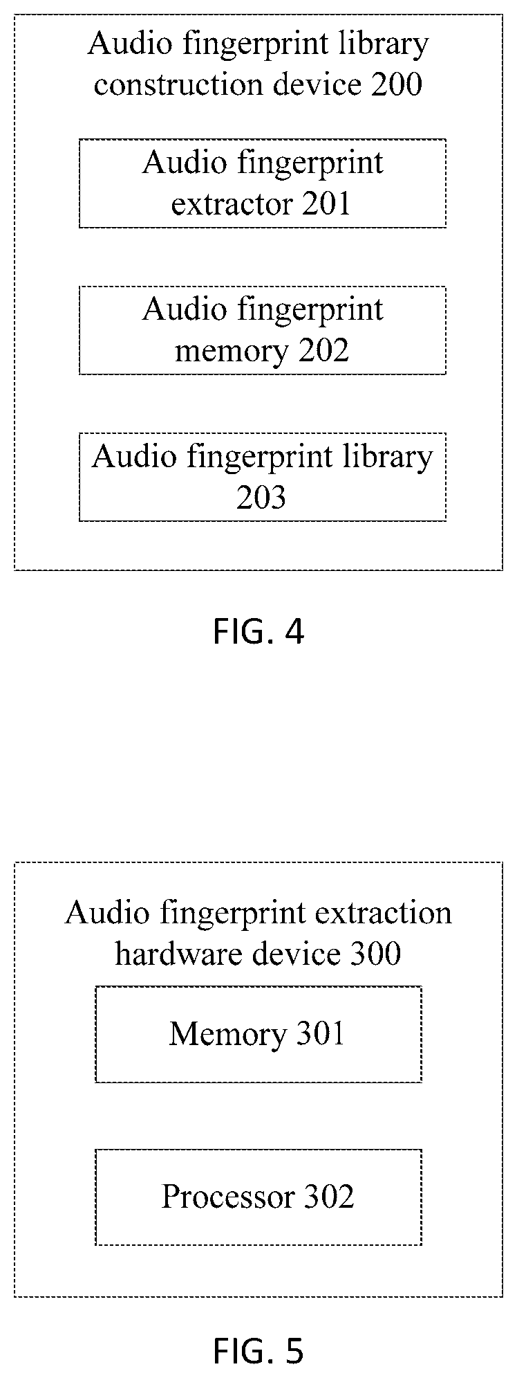 Audio fingerprint extraction method and device