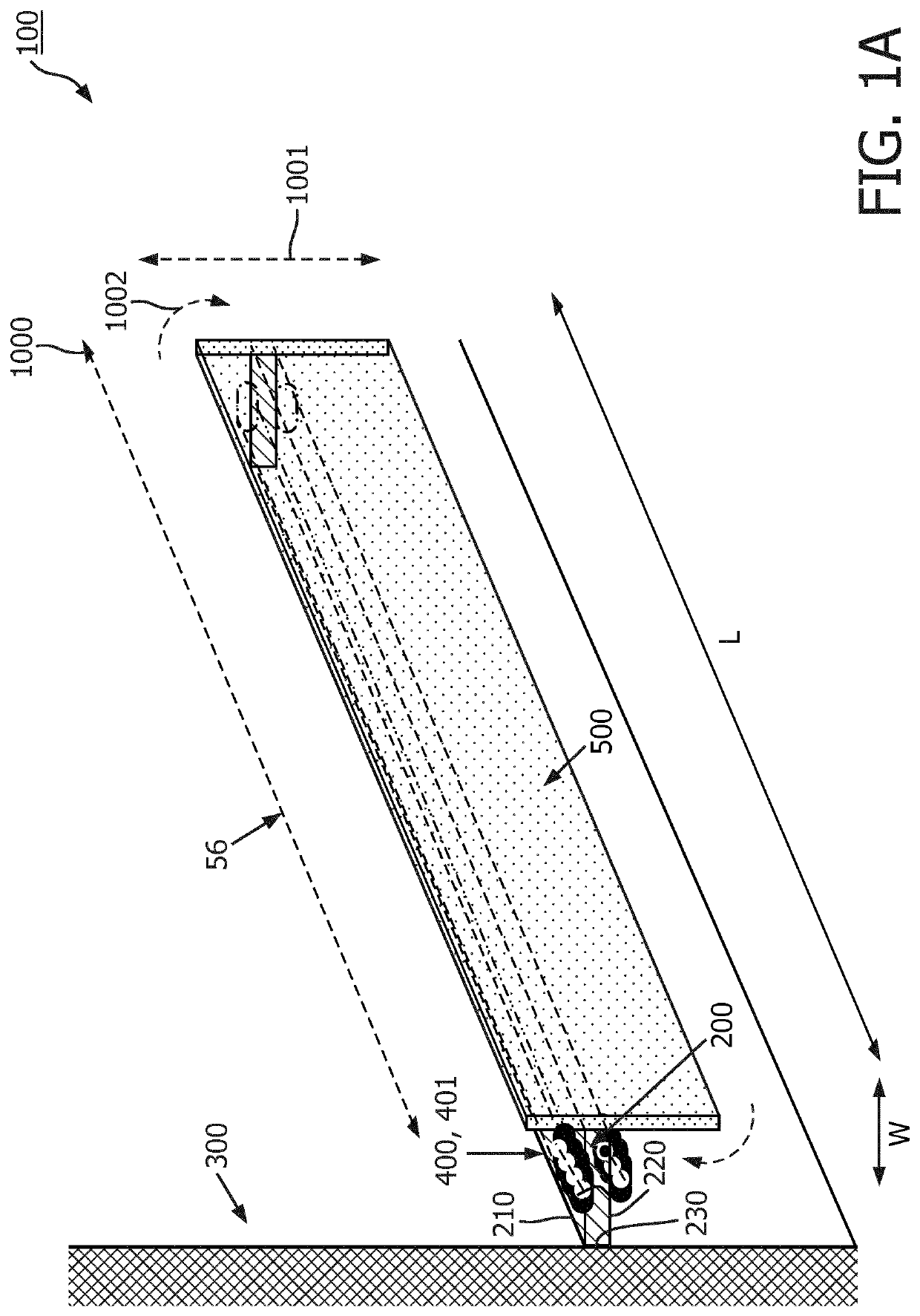 Lighting device including adjustable cover