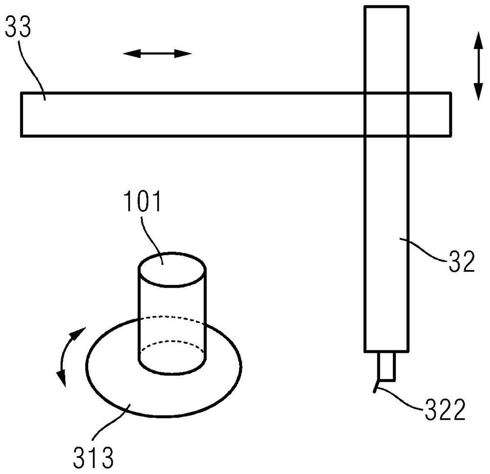 Method and device for self-adaptive machining of motor base and vibration monitoring of vertical feed shaft