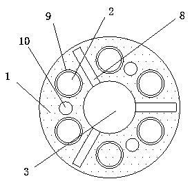Air conditioning compressor bead fixing ring and processing method thereof