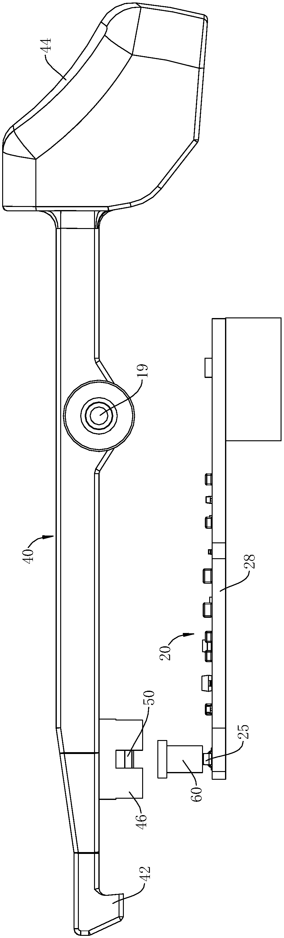 Automobile charging switch and automobile charging connector