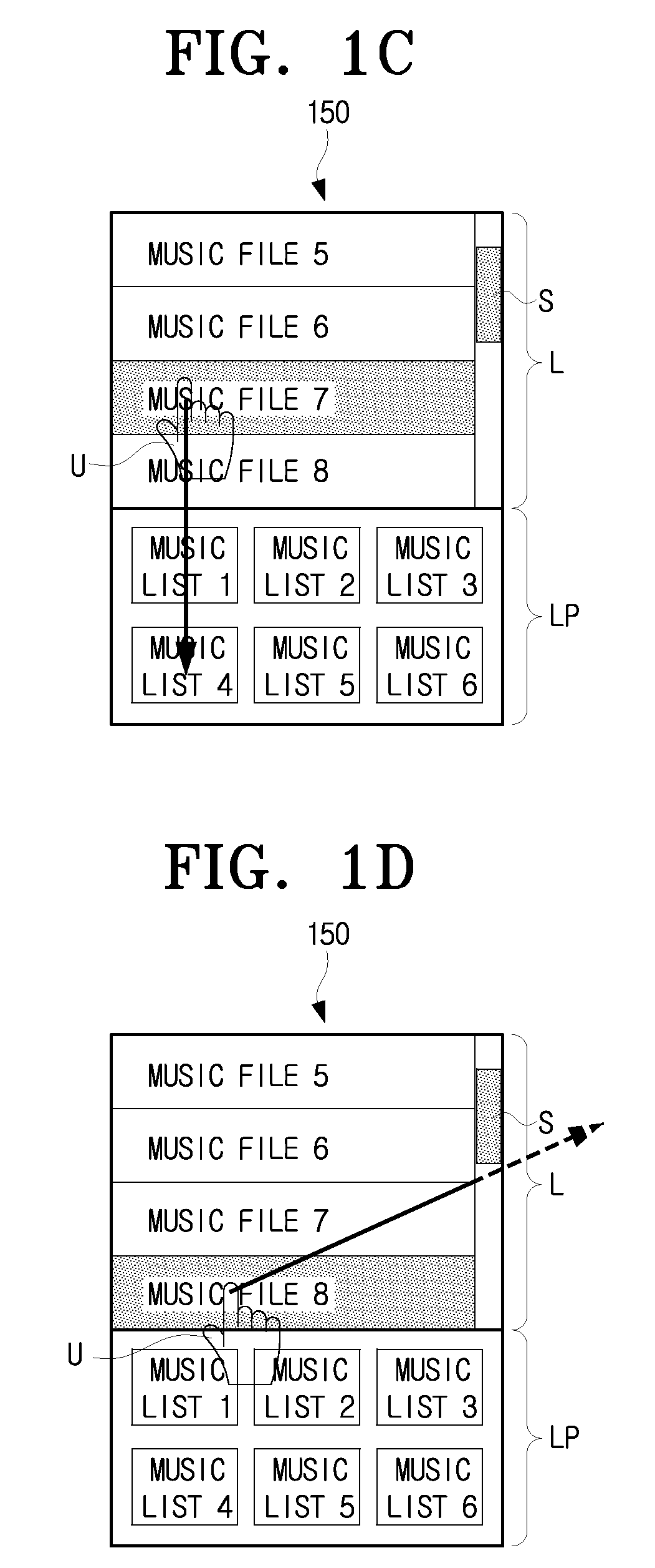 Method for providing graphical user interface (GUI) using divided screen and multimedia device using the same