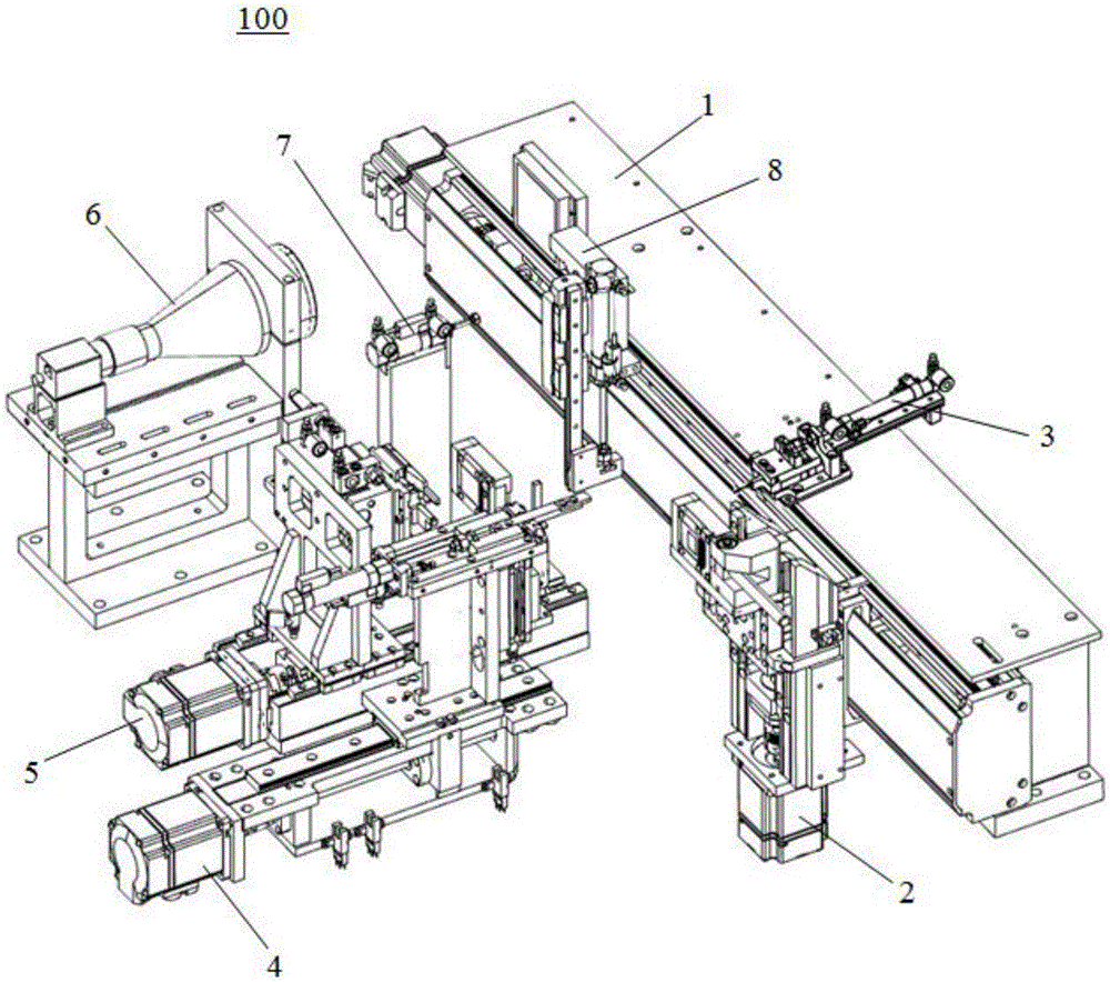 Automatic pressing-in device for wire pressing-in terminal