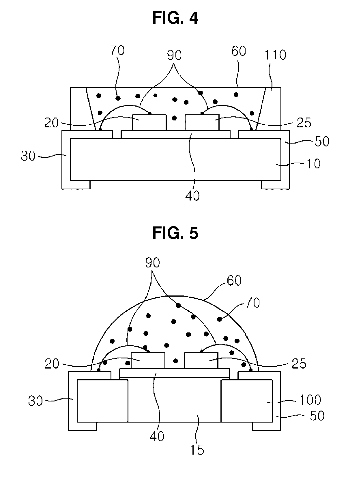 Light emitting device and LCD backlight using the same