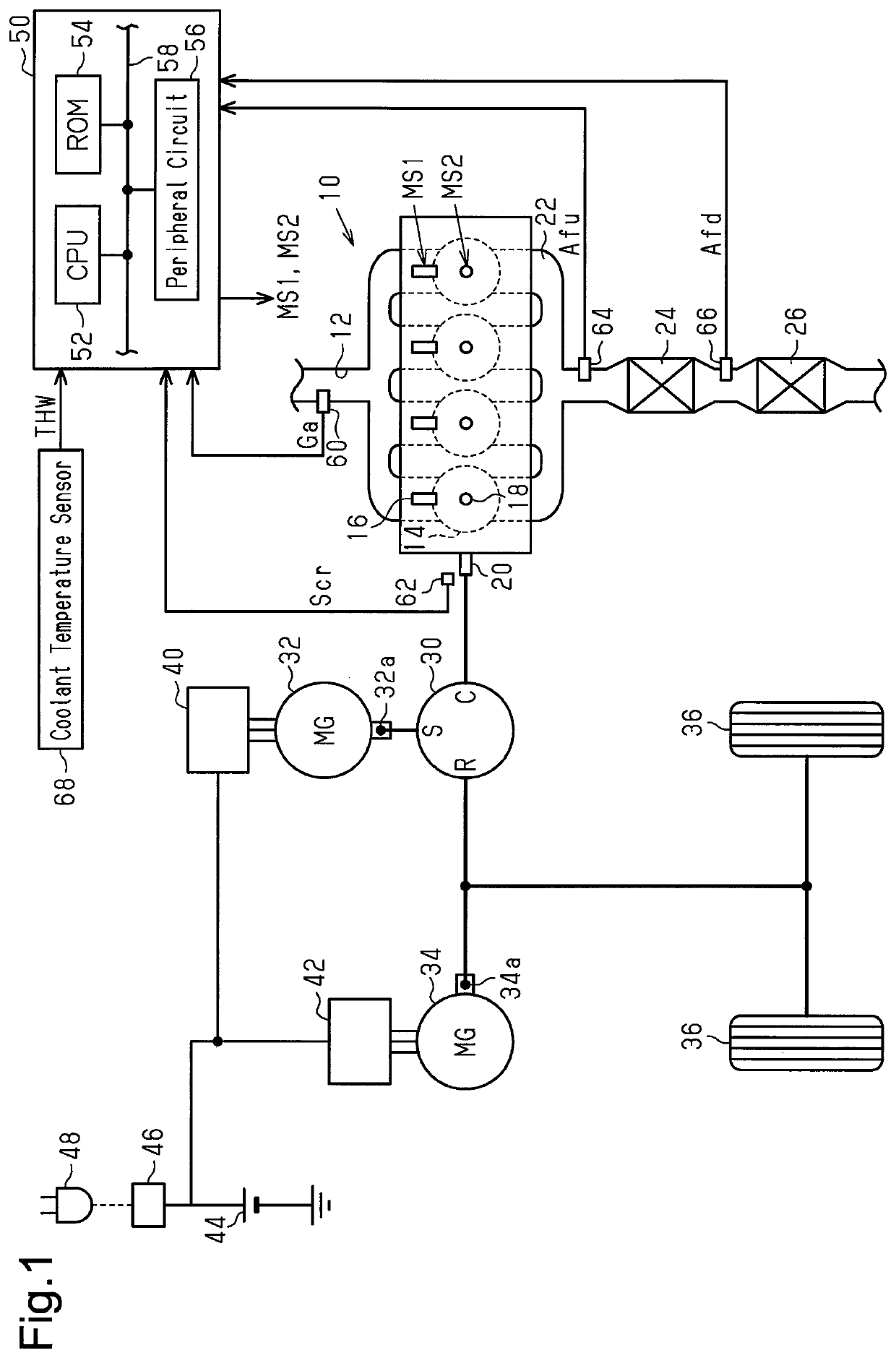 Catalyst temperature calculating device, and controller for internal combustion engine