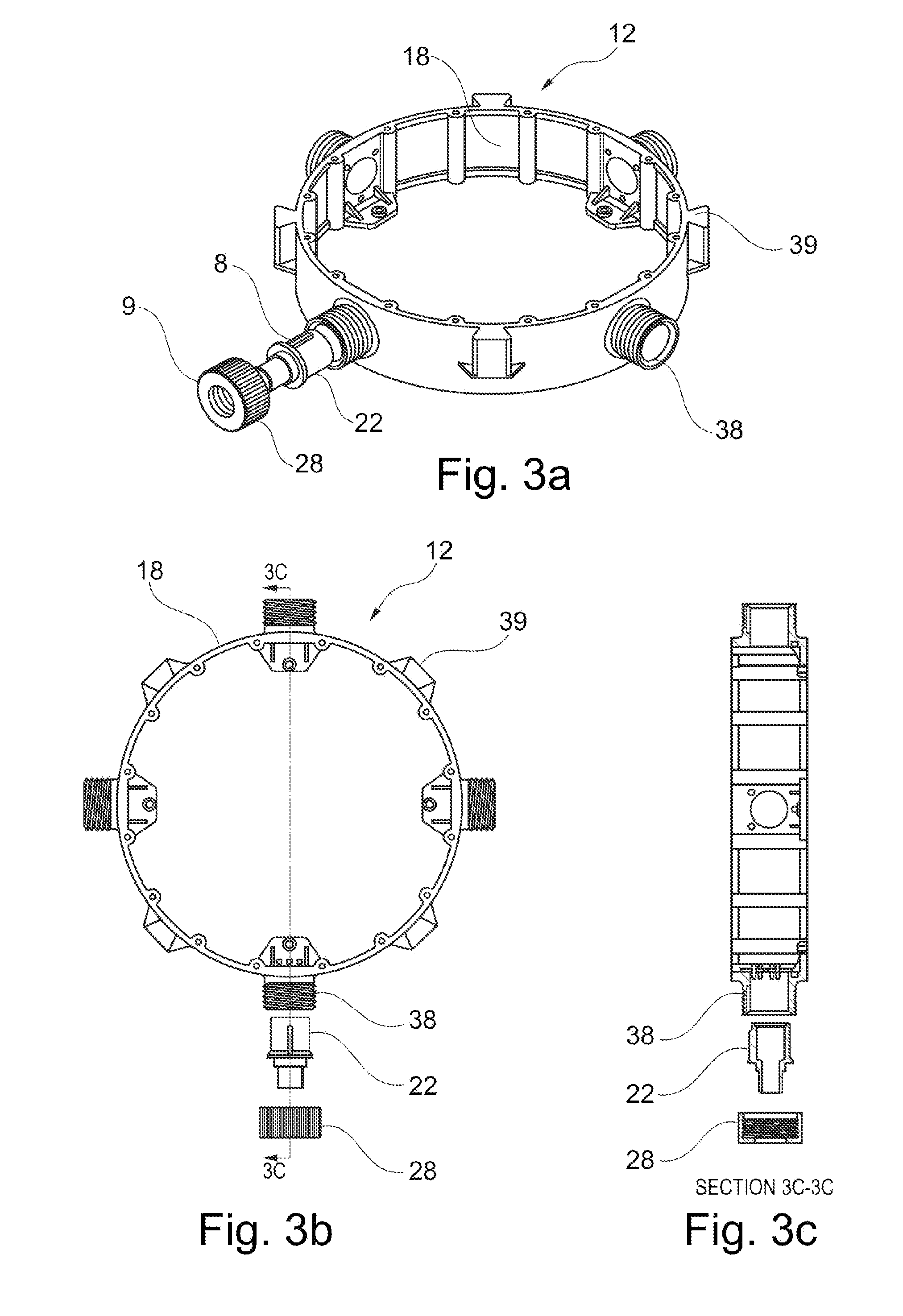 Hovering aerial vehicle with removable rotor arm assemblies