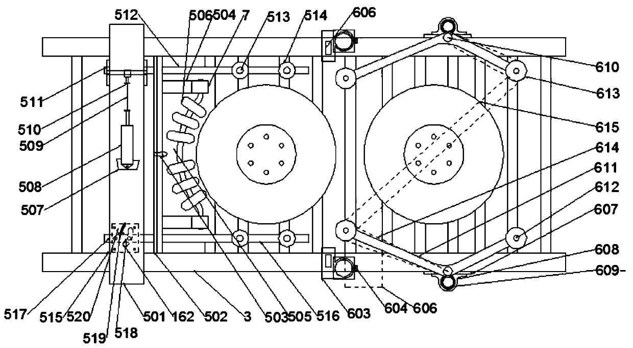 Spare tire robot automatic mounting system