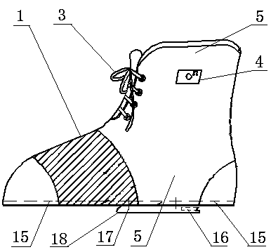 Dual-wheel balance shoes