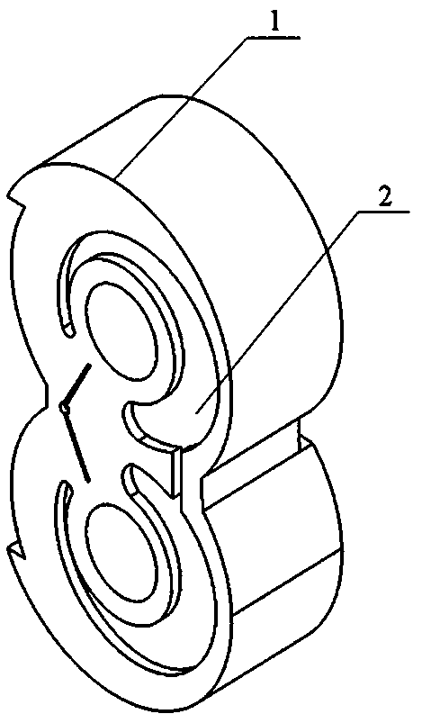 Novel floating bush for outer engaging gear pump