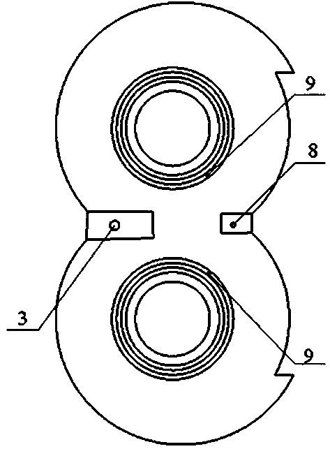 Novel floating bush for outer engaging gear pump