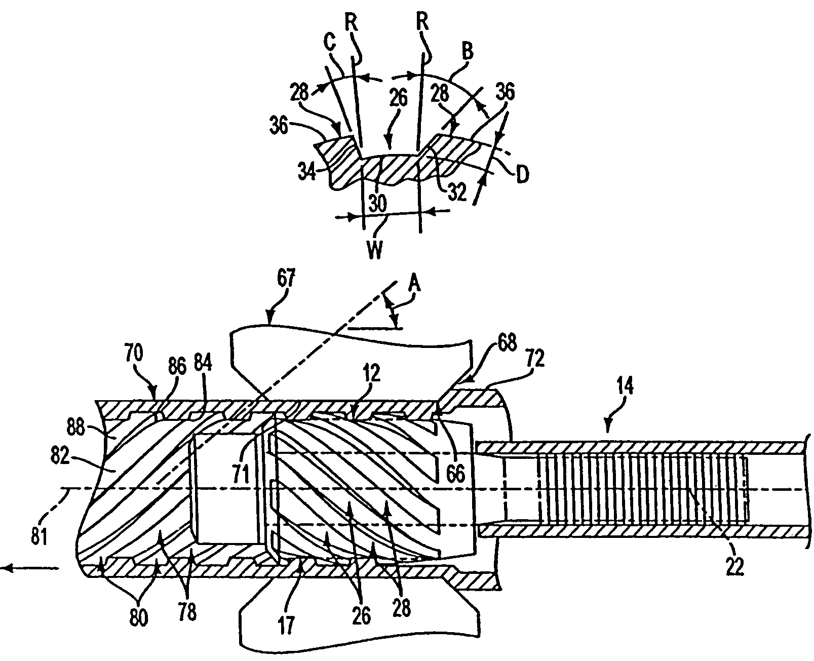 Apparatus and method for forming internally ribbed or rifled tubes