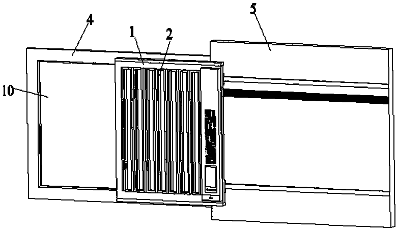 A louver ventilation device