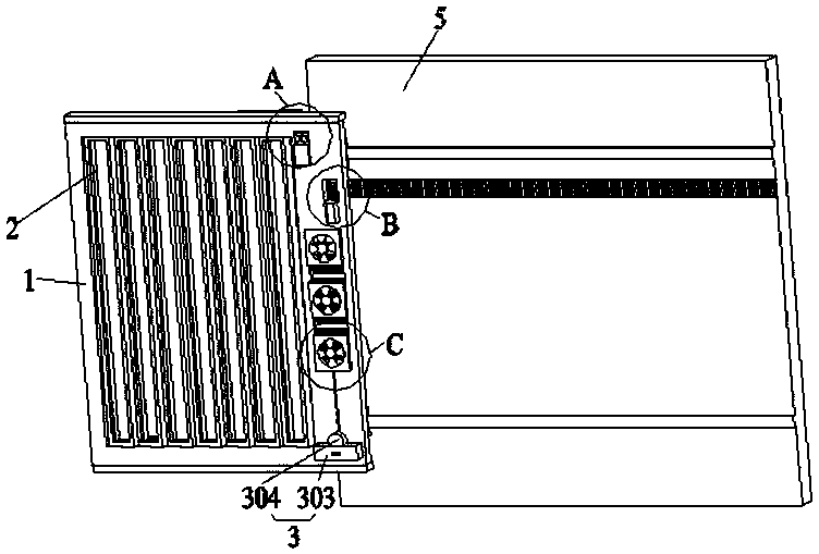 A louver ventilation device