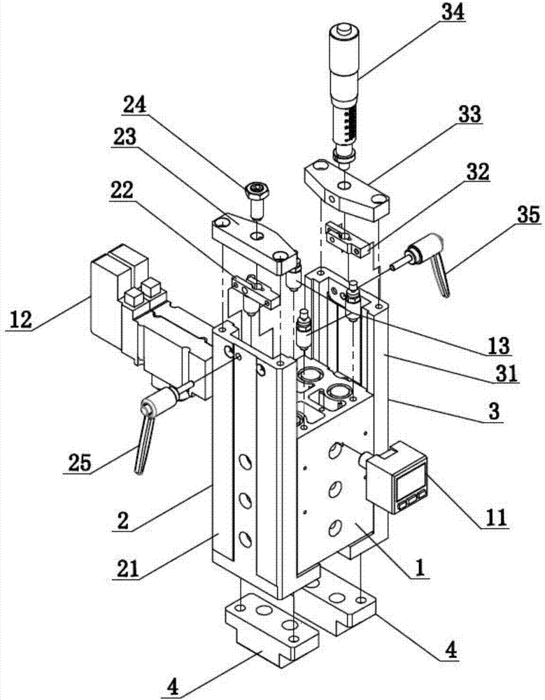 Driving air cylinder for squeegee and ink flooding blade of printing head