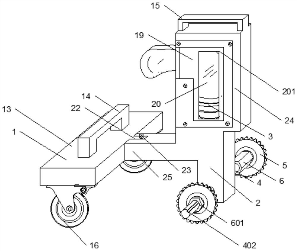 Construction device and construction method of a sunken toilet