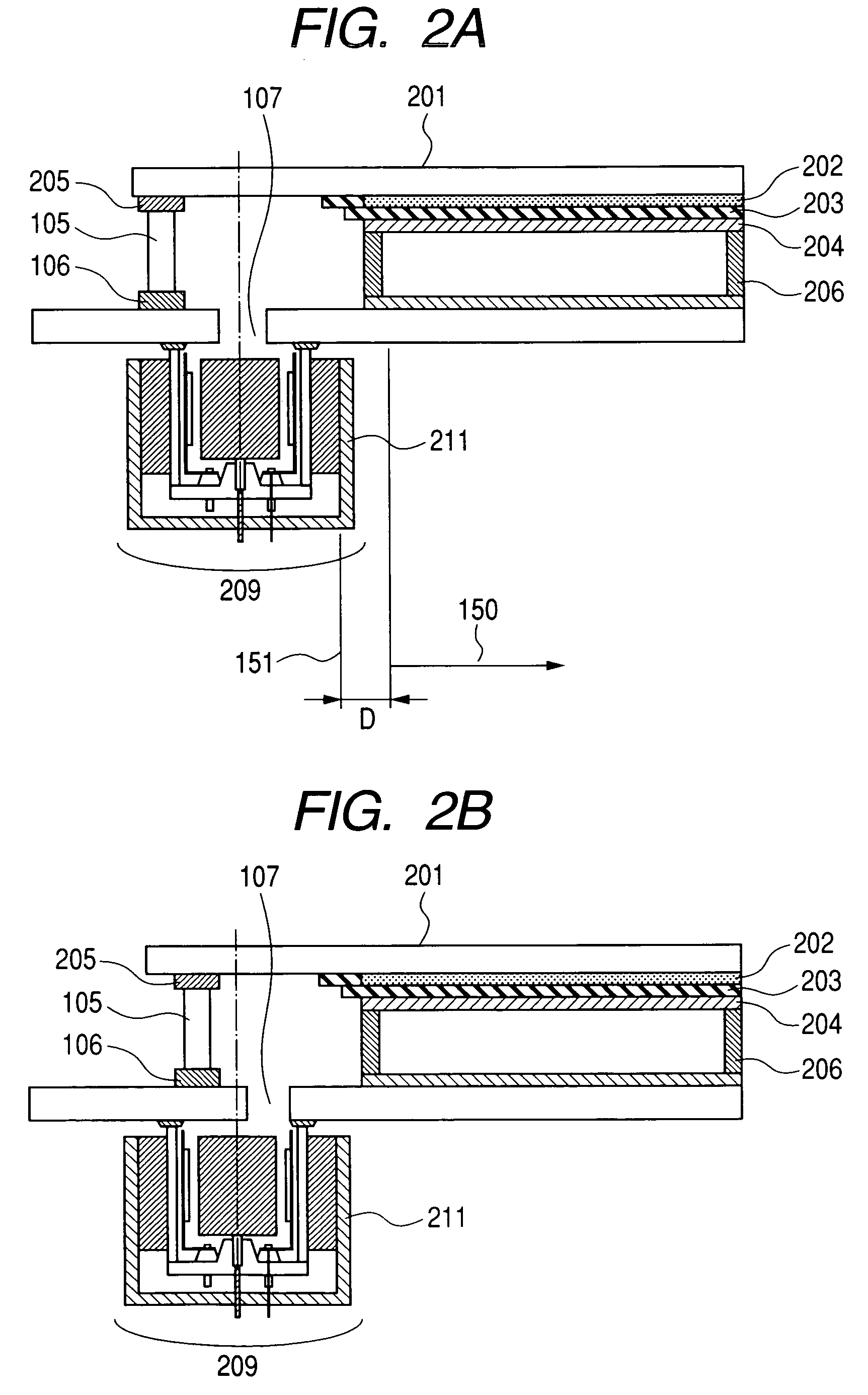 Image display apparatus with particular ion pump location