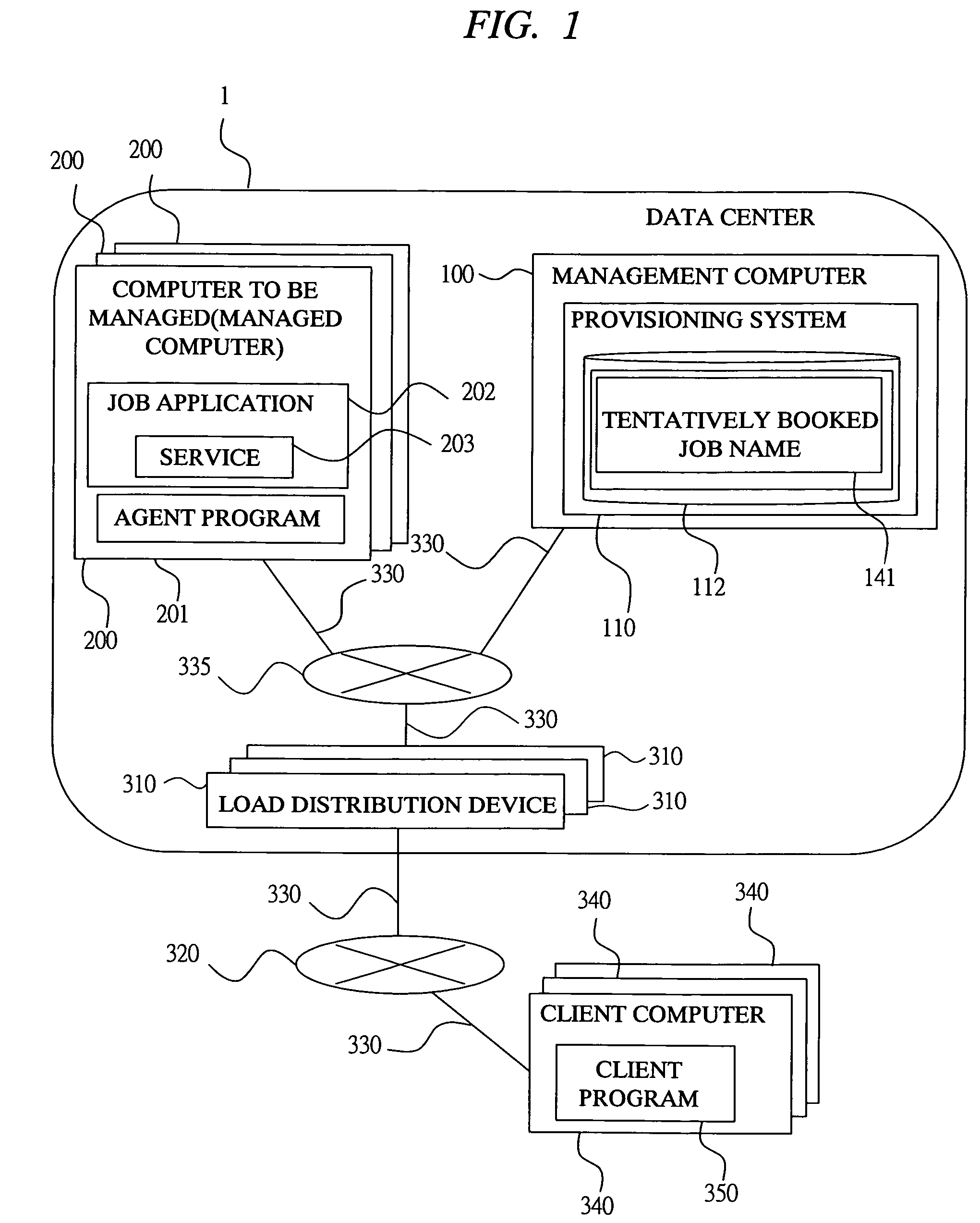 Computer resource management method in distributed processing system