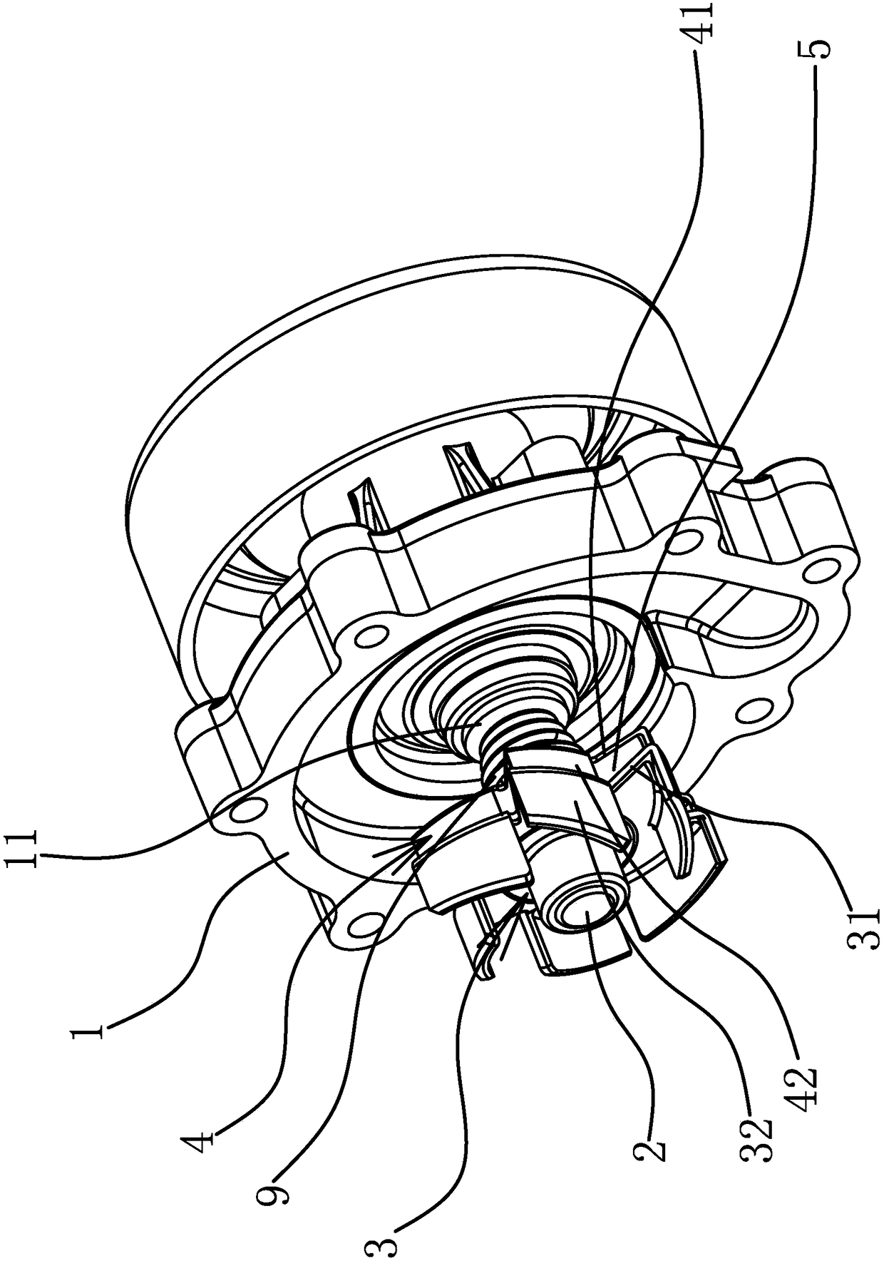 Variable-flow type water pump