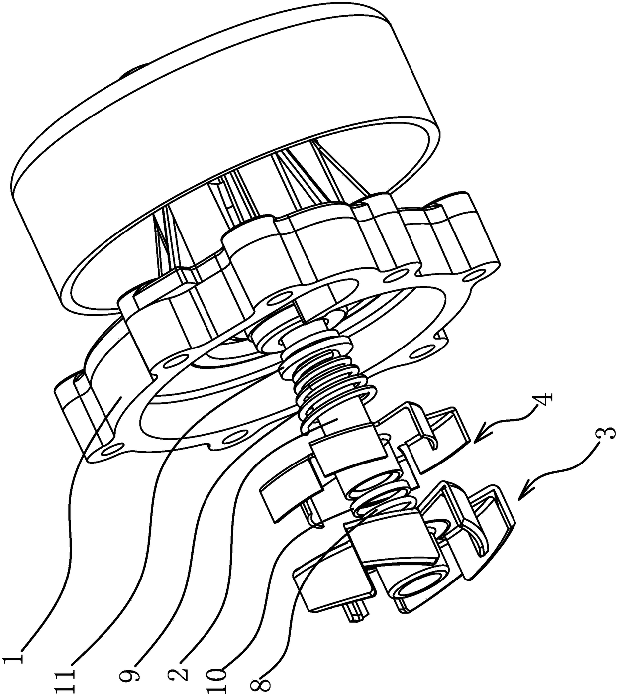 Variable-flow type water pump