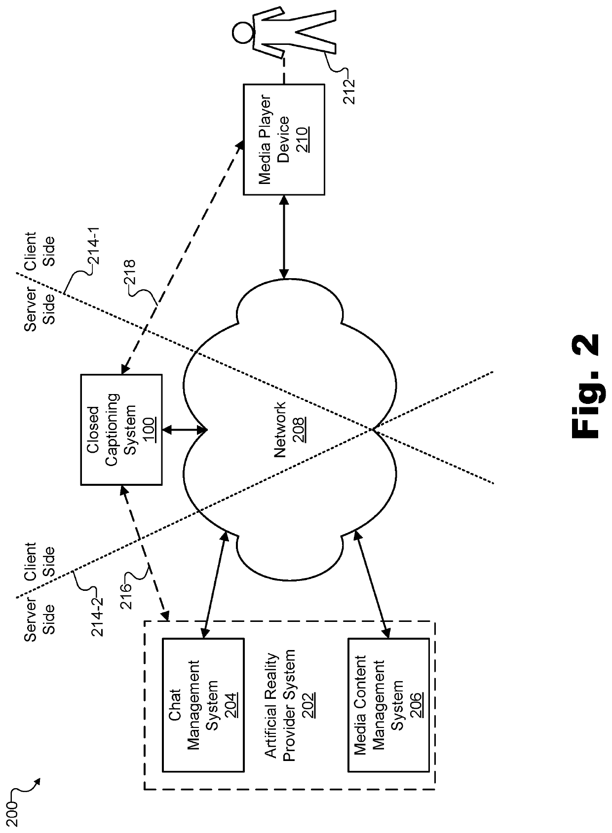 Methods and Systems for Speech Presentation in an Artificial Reality World