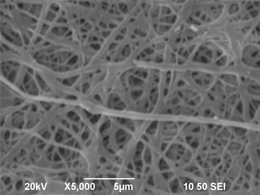 Composite nanometer fiber film and preparation method thereof