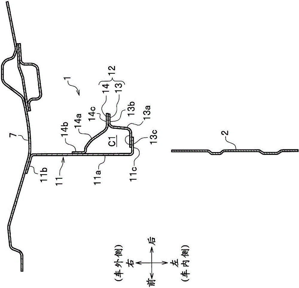 Vehicle body rear structure