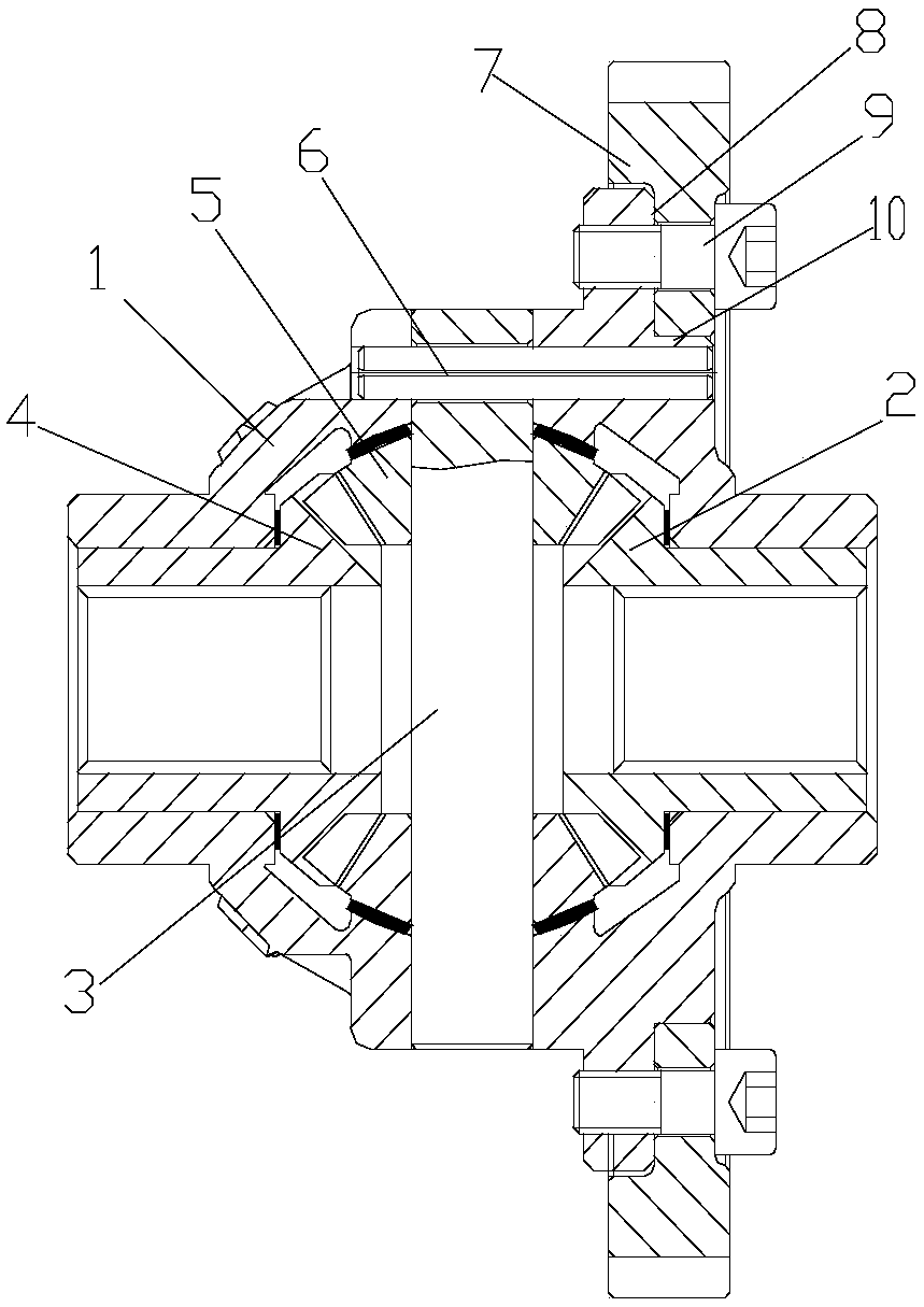 Electric tricycle driving assembly