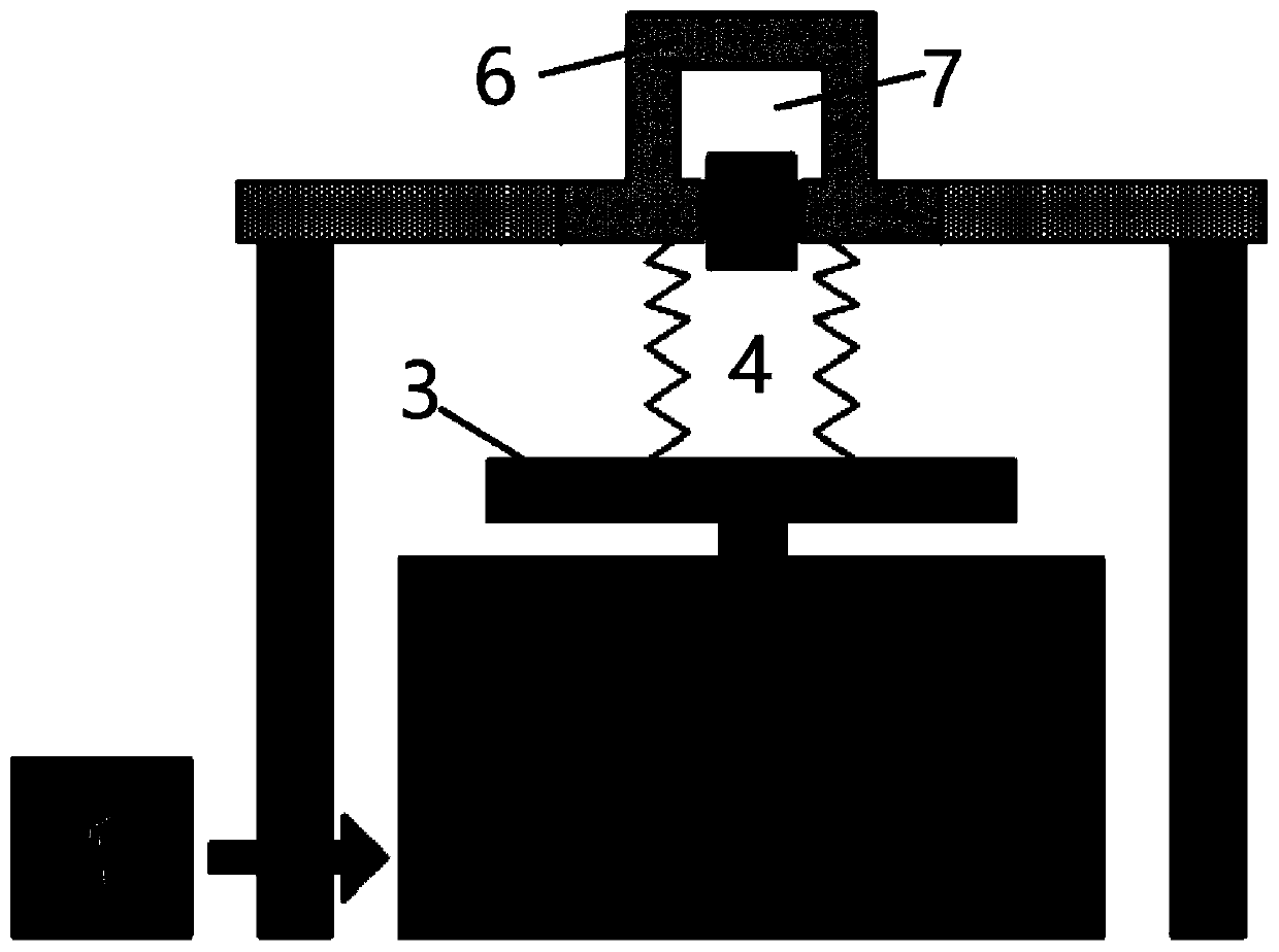 Micro dynamic pressure generator and working method based on liquid-gas pressure conversion