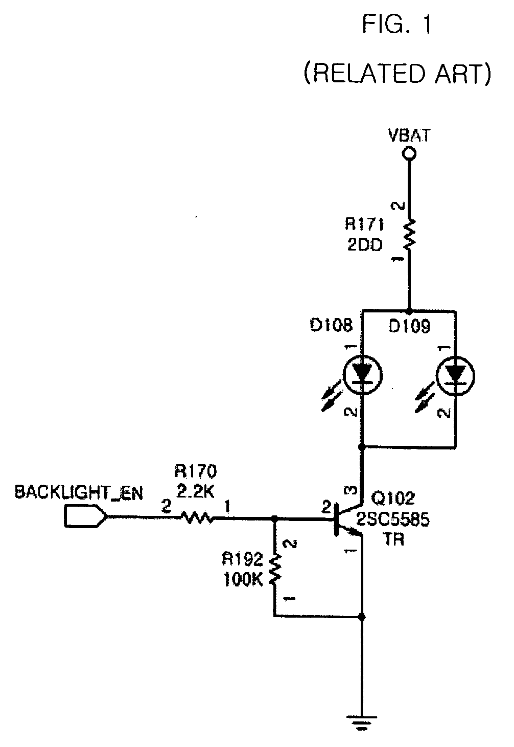Circuit and method for saving power of a mobile communication terminal