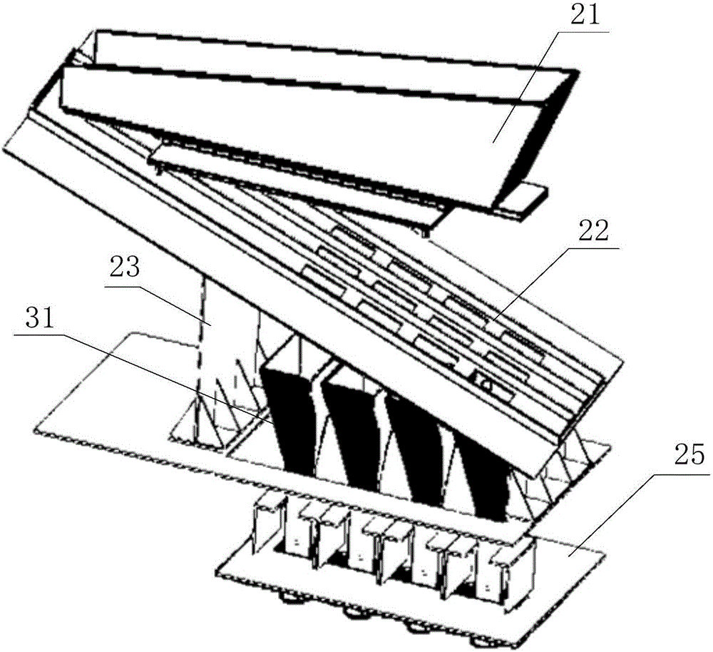 Coin sorting and counting packaging machine