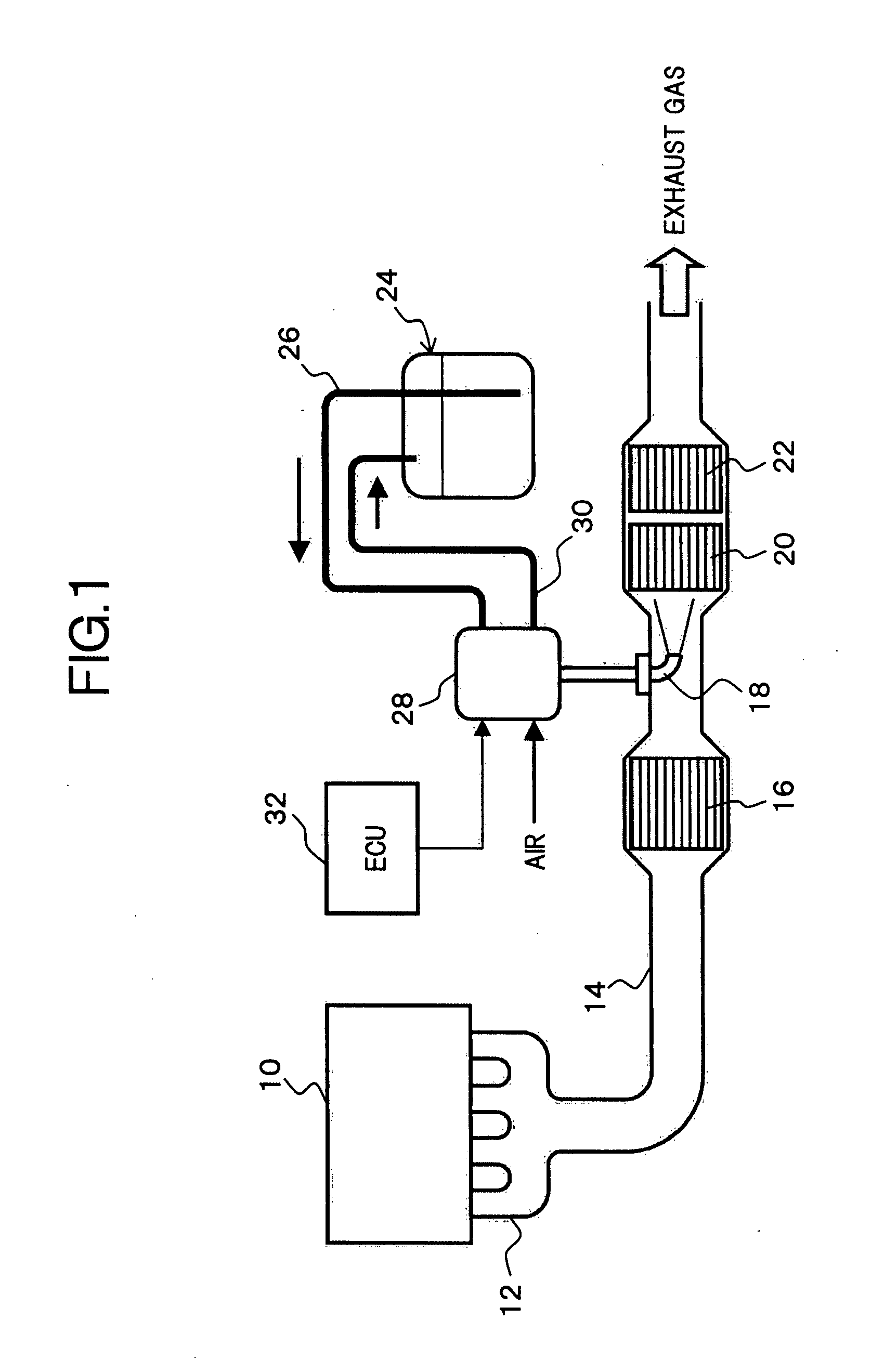 Reducing agent container having novel structure